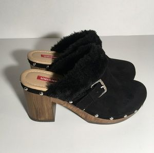 UNIONBAY- Black Samantha Clogs W/Studs Size-(8)